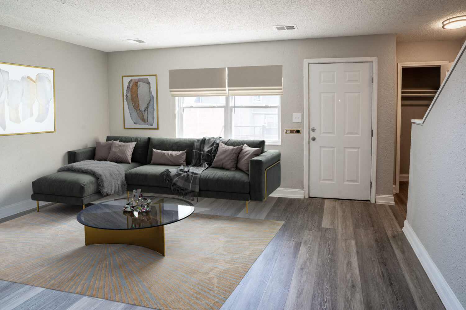 Parker Square Apartments Living Room